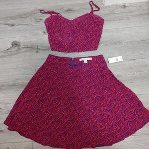 BRAND NEW WITH TAGS DYNAMITE SKIRT AND TOP IN SIZE SMALL